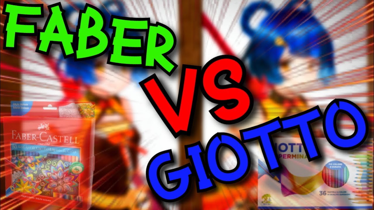 FABER CASTELL VS GIOTTO SUPERMINA - Quem ganha?