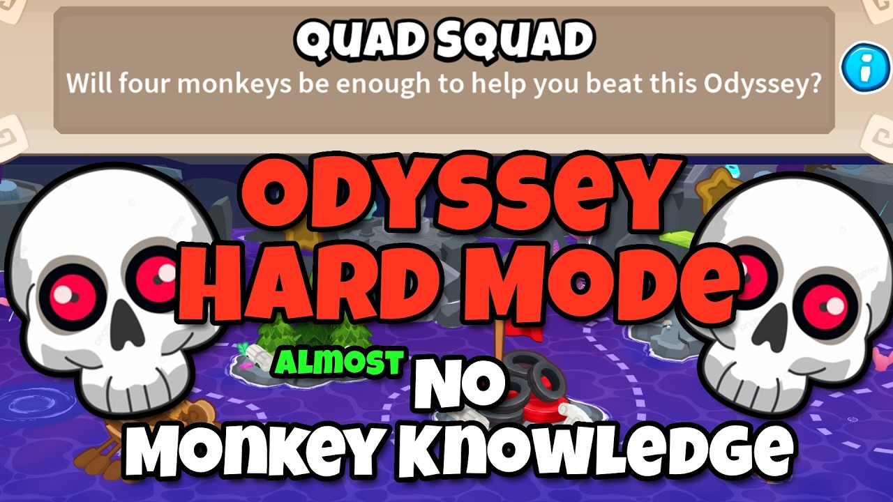BTD6 Odyssey Guide || No Monkey Knowledge || Quad Squad