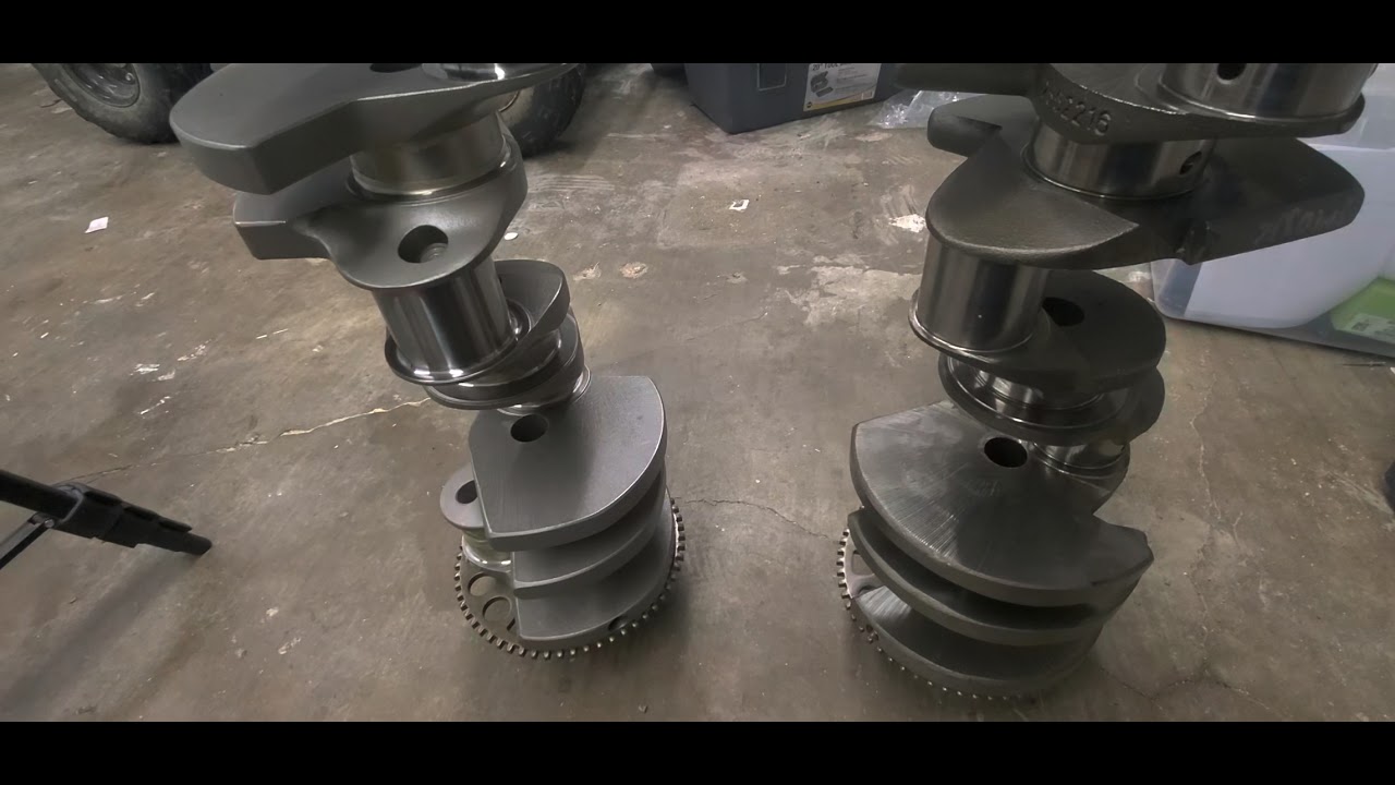 Comparing Forged & Stock Crankshaft
