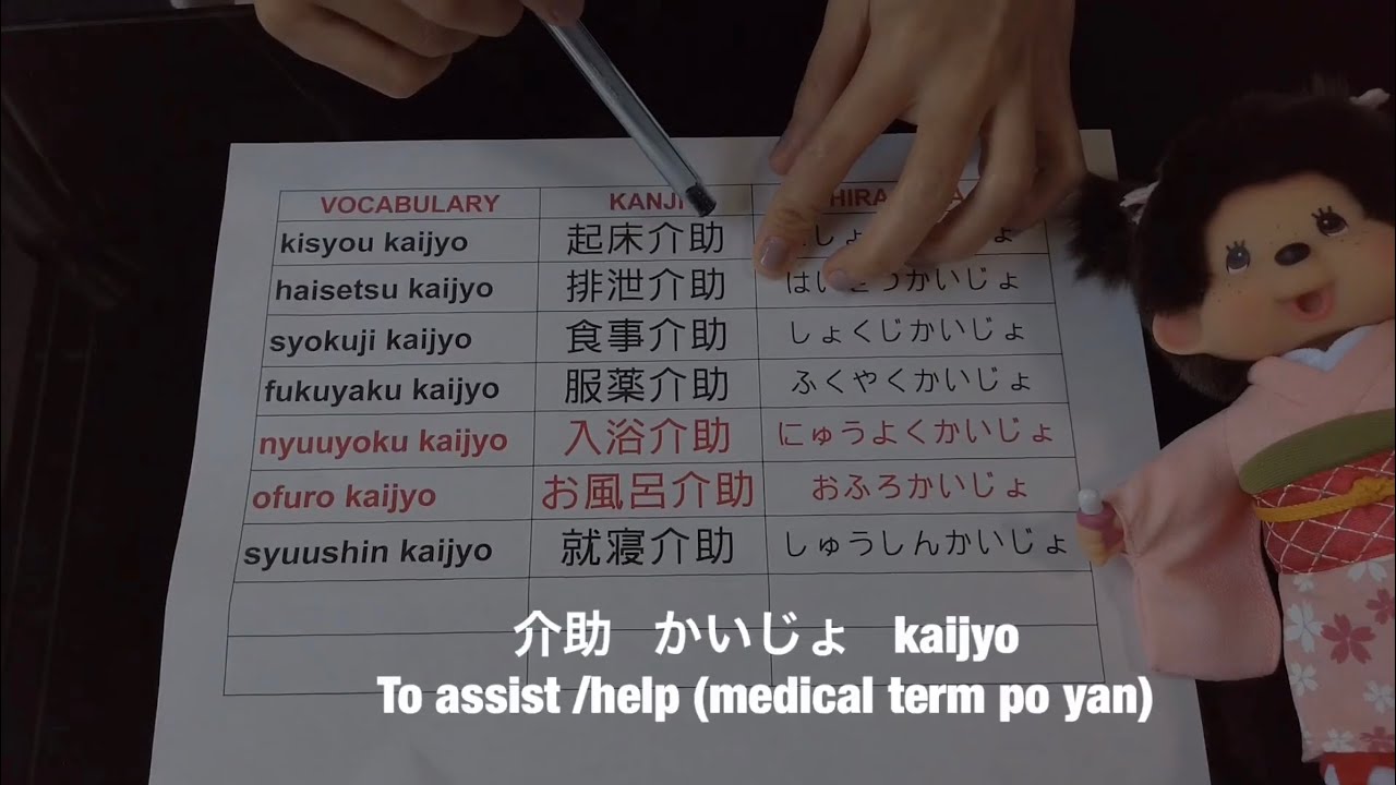 KAIGO VOCABULARY 🇯🇵|Caregiver Sa Japan3