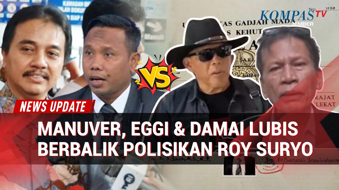 Polemik Ijazah Kian Panas, Roy Suryo & Kuasa Hukumnya Dipolisikan Eggi & Damai Pencemaran Nama Baik