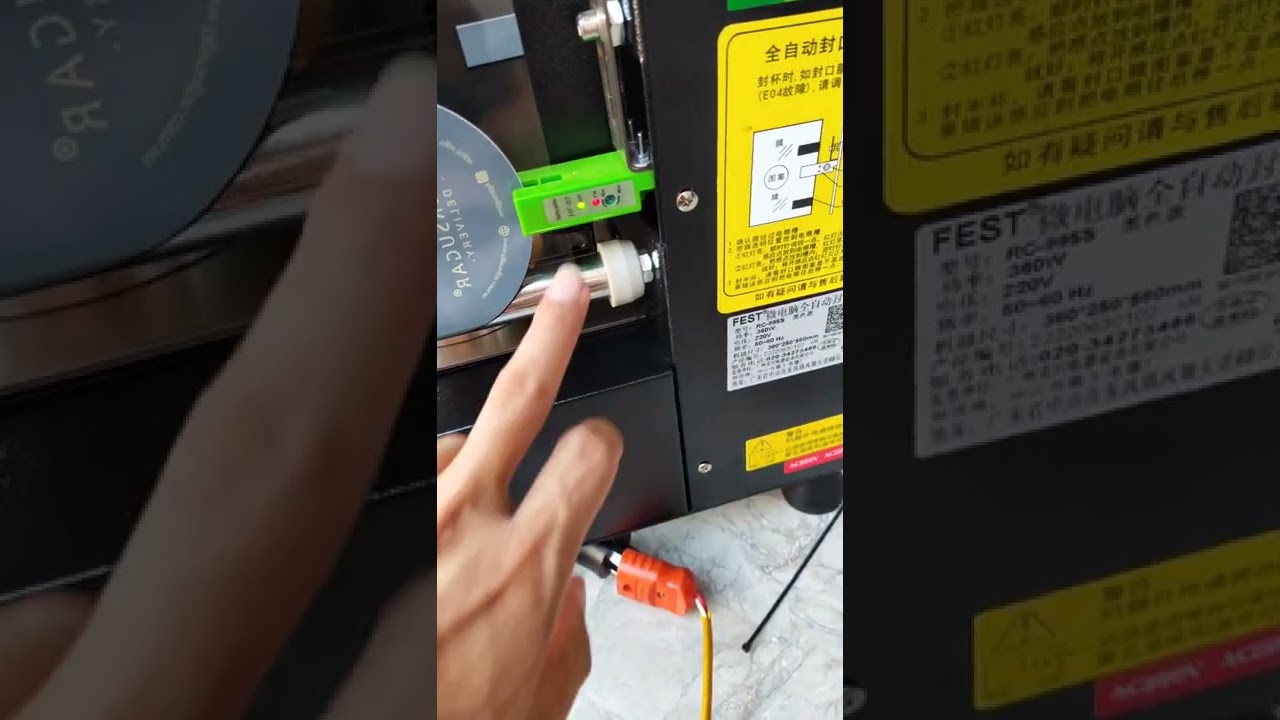 máy dập cốc fest - khắc phục lỗi e04