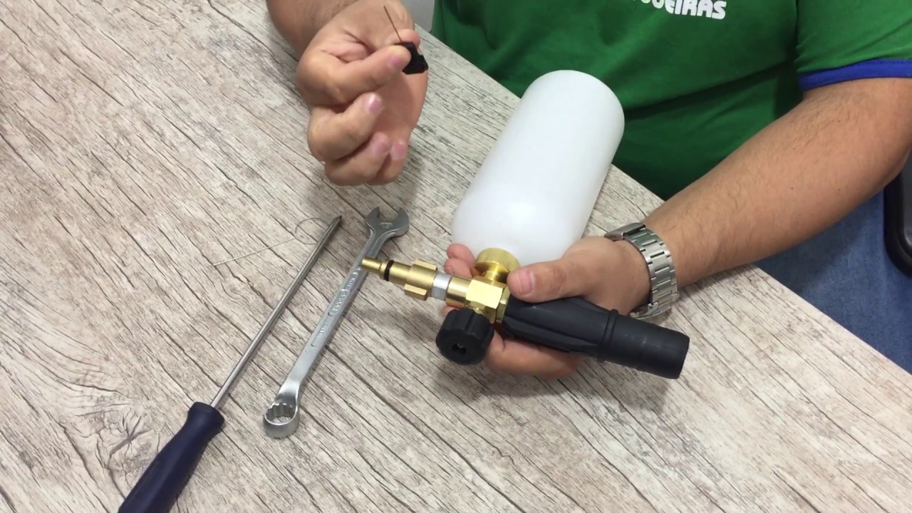 Quer aprender a dar manutenção no seu Snow Foam Lancer, Canhão de Espuma?