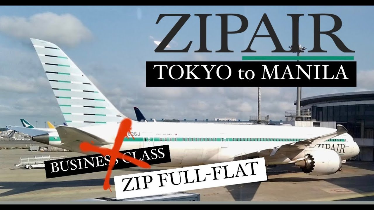 TOKYO to MANILA on ZIPAIR's (NOT) BUSINESS CLASS