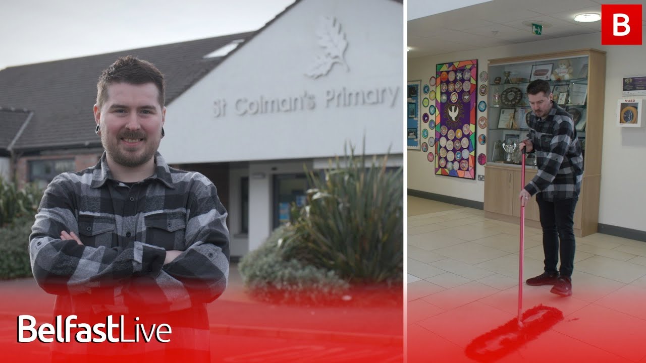 Primary school caretaker brings joy to pupils with weekly show