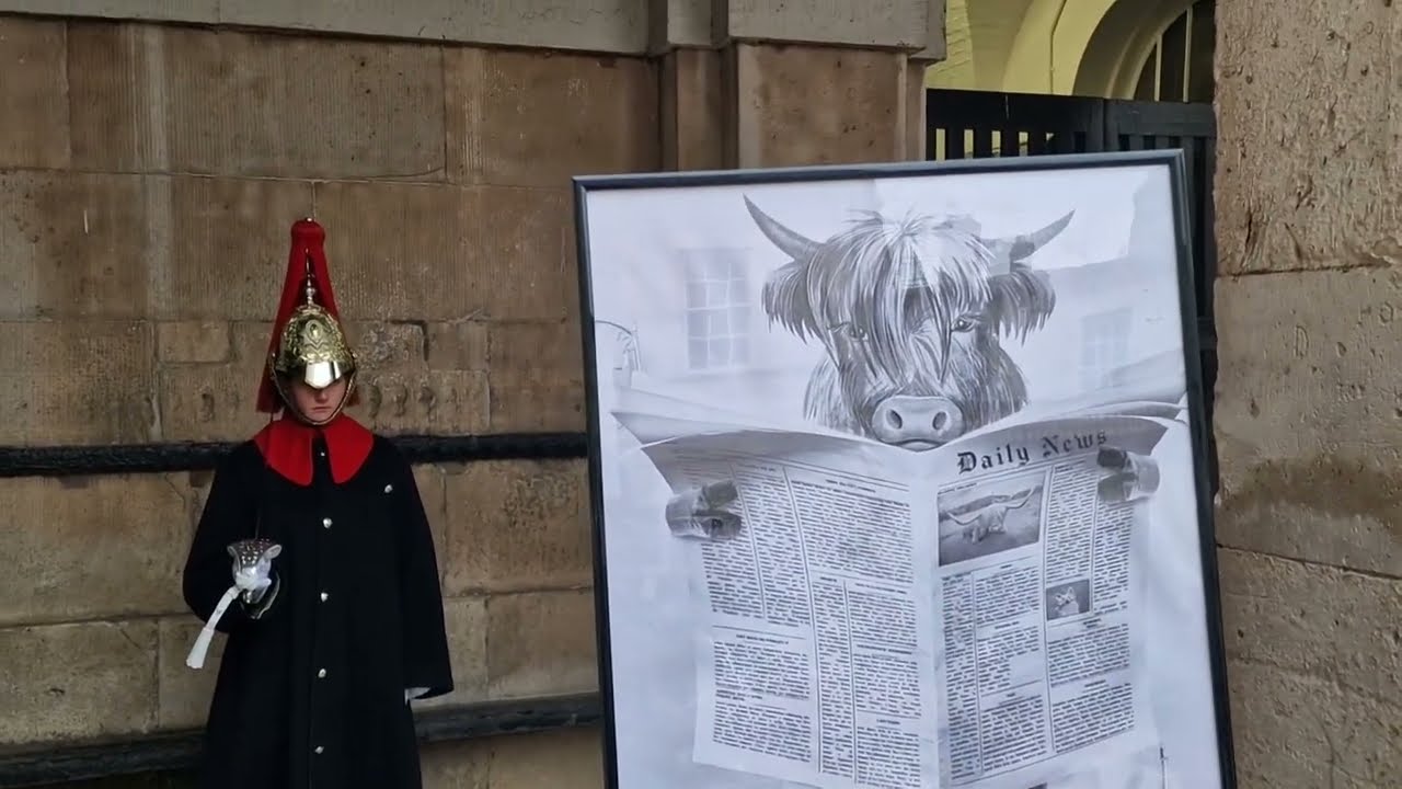 Piss taking rude tourist ask corporal permission to make a video part 1 #thekingsguard
