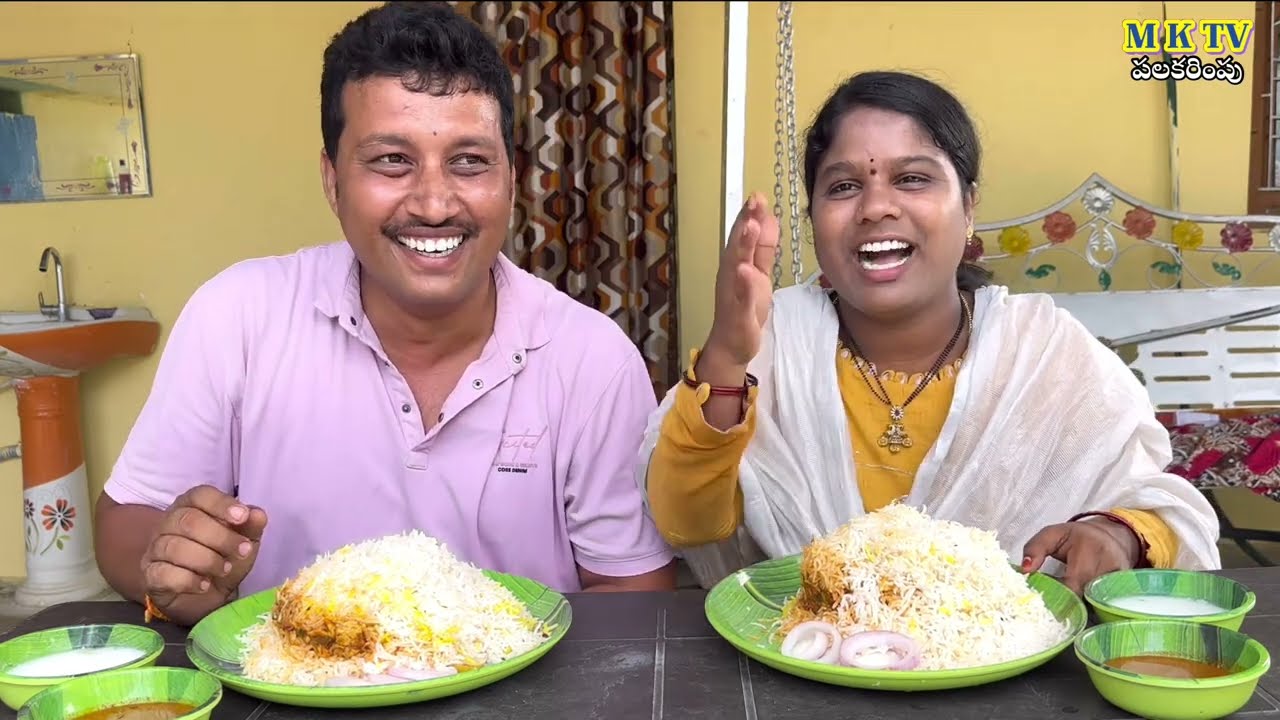 2KG పనీర్ బిర్యాని తిండిపోటి #Eating Challenge#44 || Thindi Poti#MKTV పలకరింపు