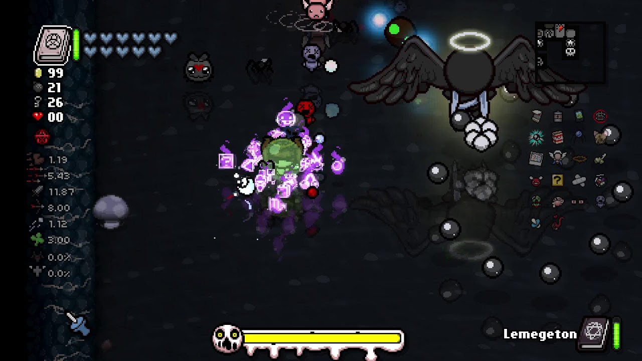 The Binding of Isaac #44 - Boss Rush, Isaac, ???, Mega Satan, Delirium kills (Tainted Beth) (HARD)