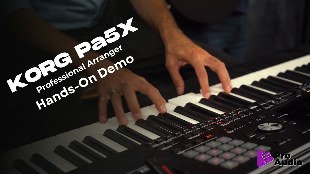 KORG Pa5X Professional Arranger | Hands-On Demo & Feature Tour