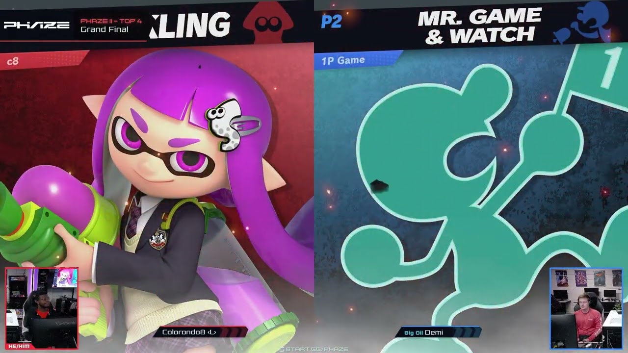 PHAZE 49 - Demi (Mr. Game & Watch) Vs. Colorondo8 (Inkling) - GRAND FINALS - SSBU