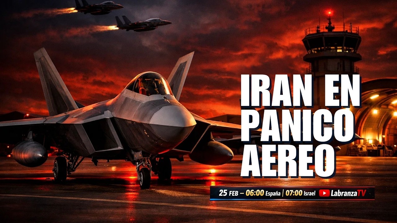 NOTICIAS DE ISRAEL | ¿IRAN EN PANICO AEREO SIN MAS COMENTARIOS @LabranzaTV