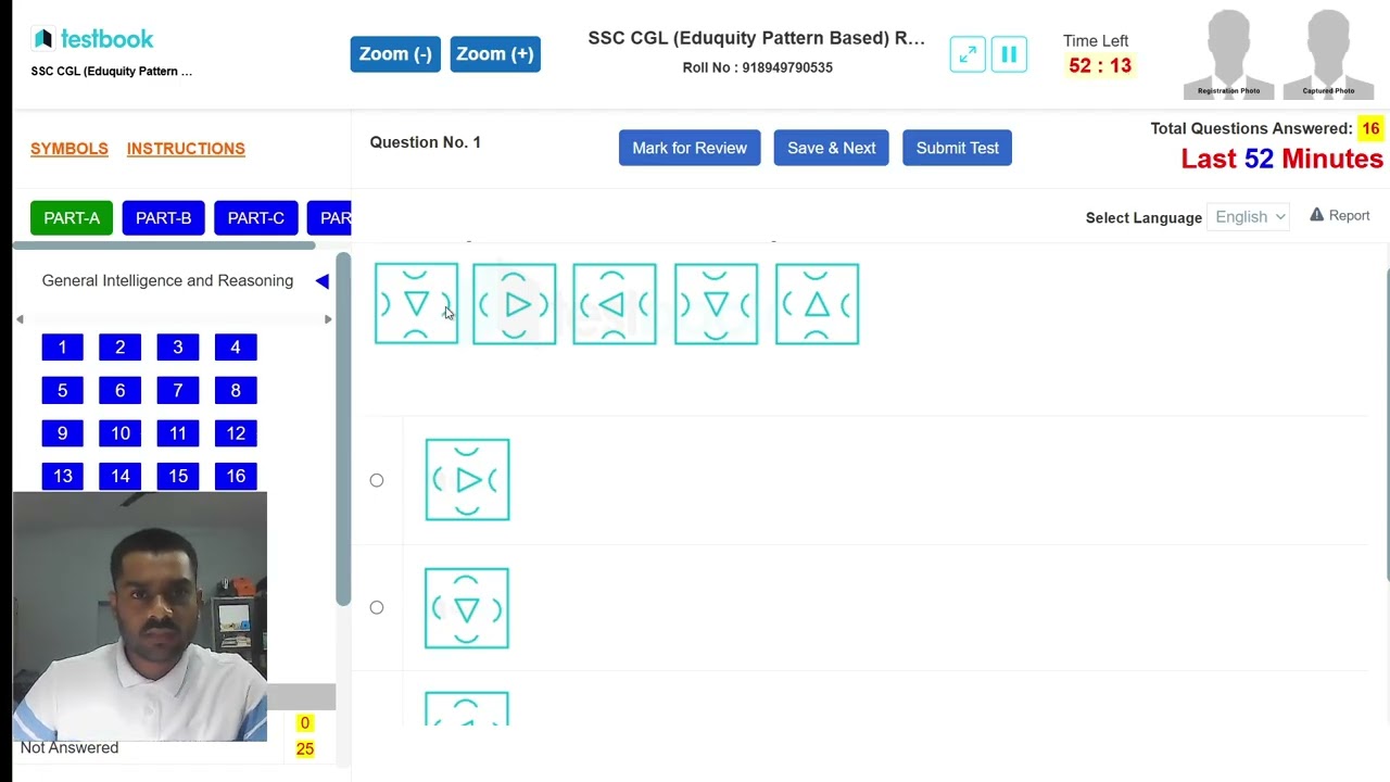 TESTBOOK SSC CGL (Eduquity Pattern Based) Revision Full Test - 11