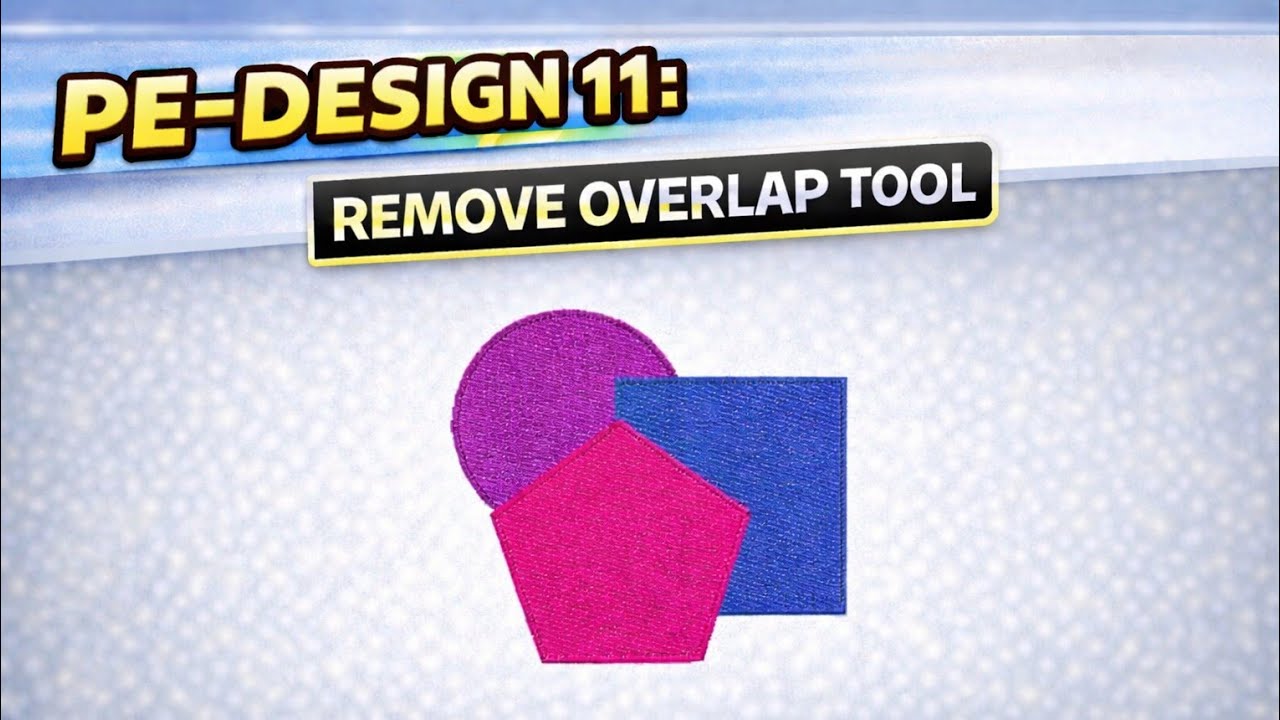 PE Design11 Remove Overlap | Manual Lesson Series