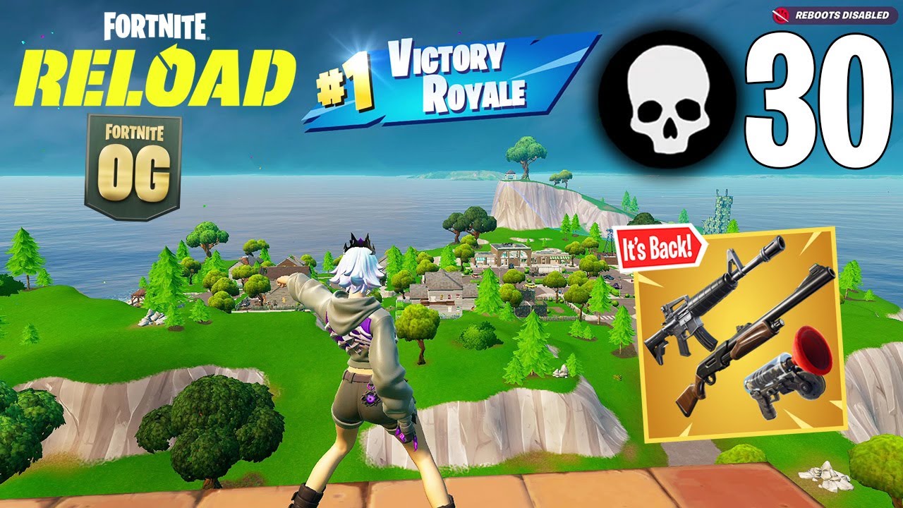 Fortnite Reload | High Elimination Solo vs Squads OG Gameplay (Keyboard & Mouse)