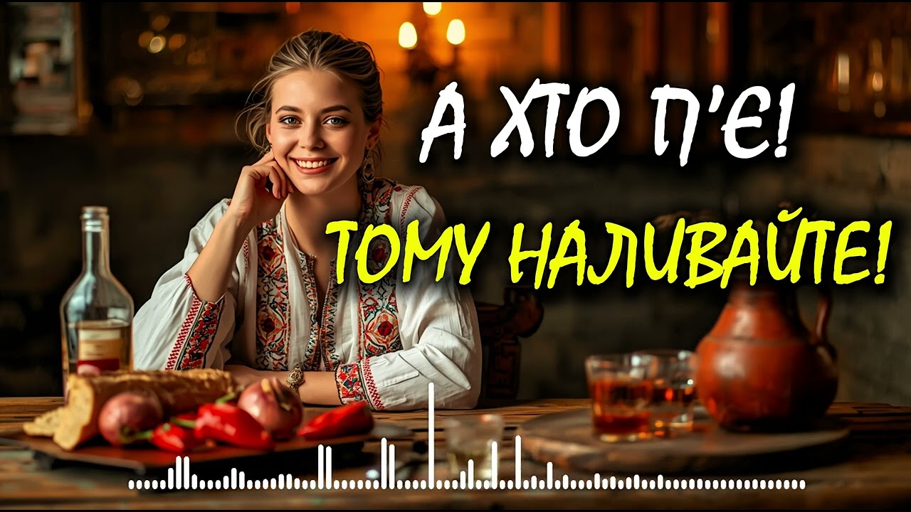 А ХТО П’Є — ТОМУ НАЛИВАЙТЕ! 🍾 Українська весільна пісня | Застільна весела пісня на весілля 2026