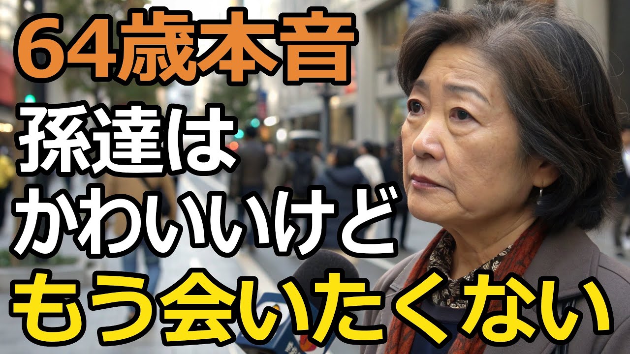 【60代以上の方へ】孫に会うのは地獄？子や孫に縛られるな！知っておくべき老後の教訓と孫ブルーの実態【老後の幸せ/シニア】