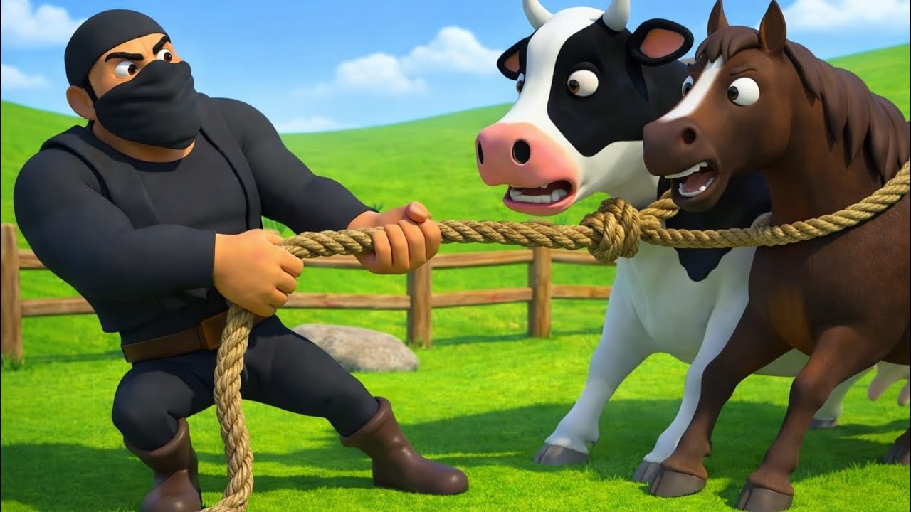 Thief in Old MacDonald&rsquo;s Farm 😱 | All Animals Gone! Happy Ending 🐮🐴