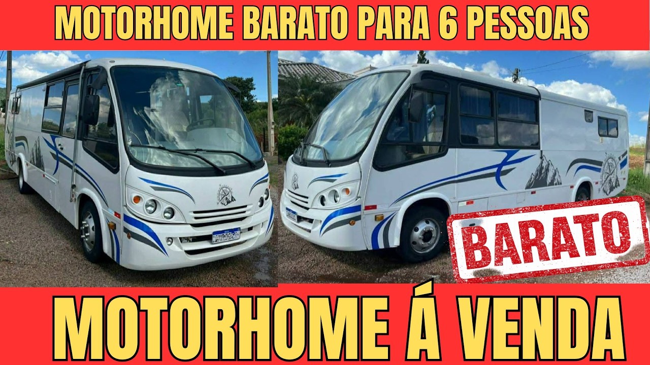 MOTORHOME AGRALE PARA 6 PESSOAS A VENDA