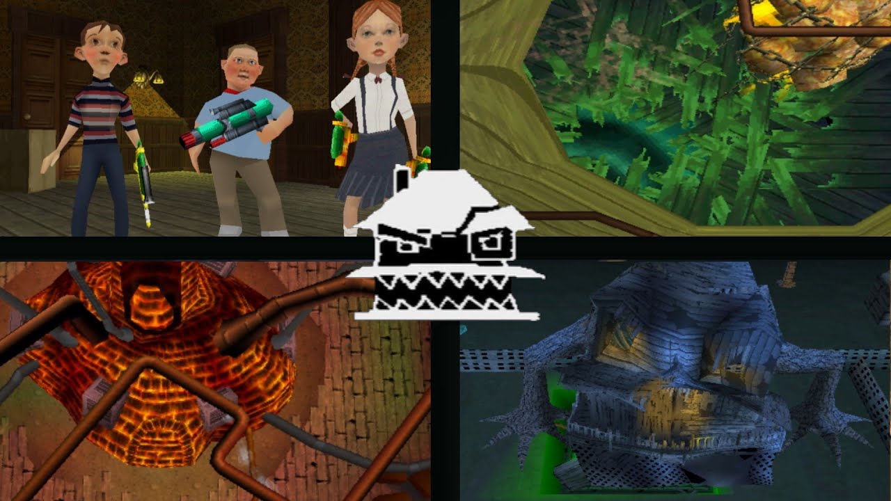 Monster House (DS) All Boss Fights & Ending