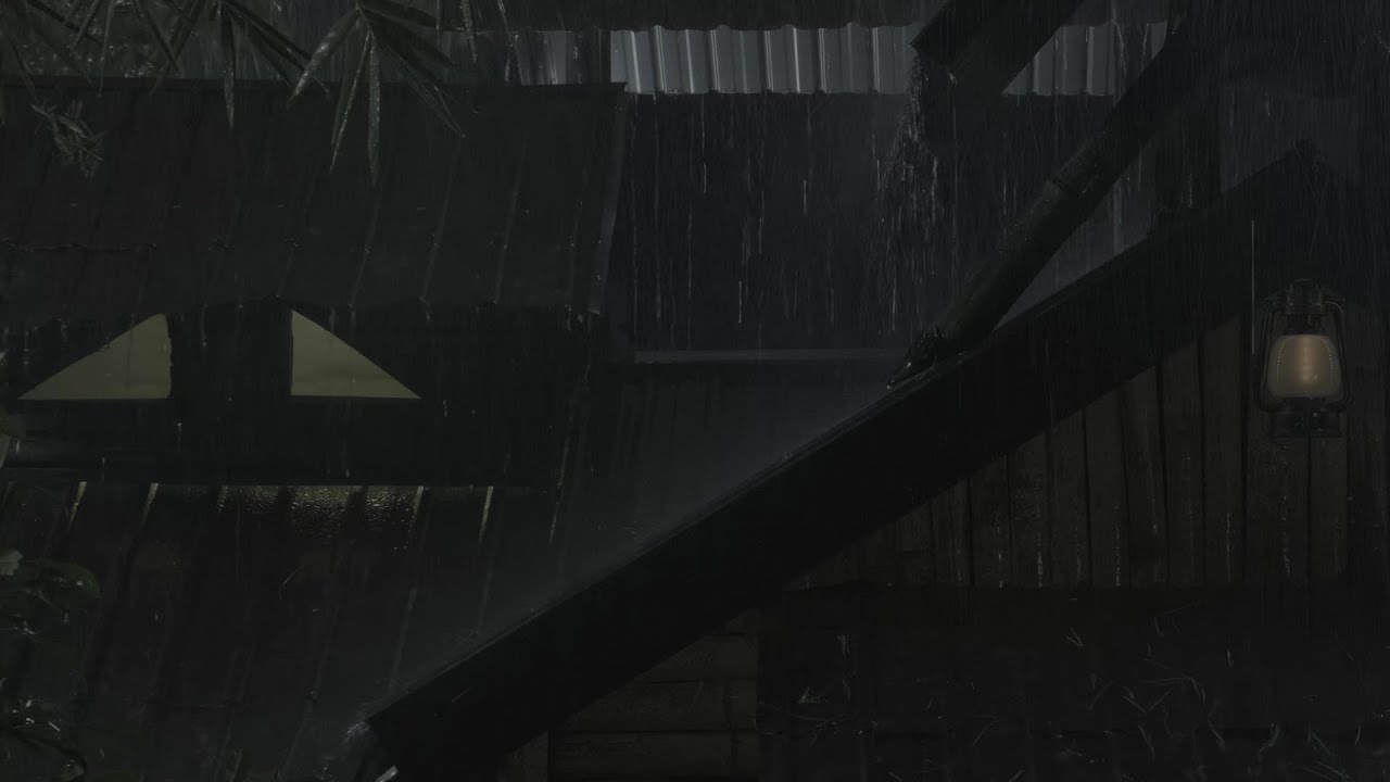 Heavy Rain & Thunderstorm | Powerful Rain Sounds for Instant Deep Sleep at Night