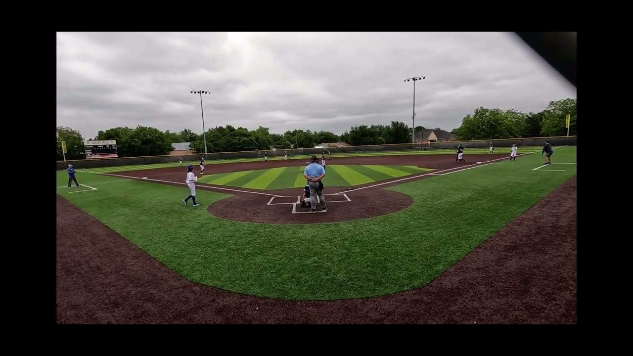 Sliding stop and throw from Dylan at shortstop