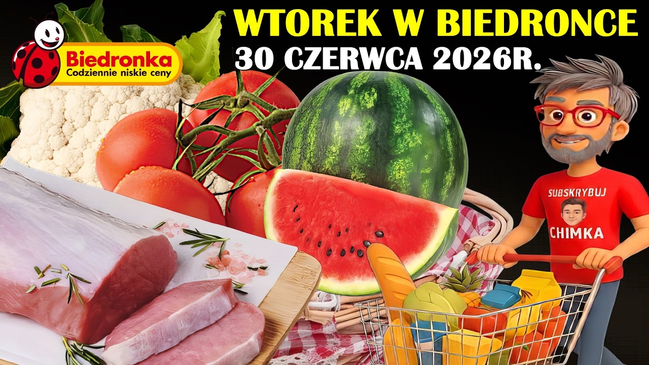 BIEDRONKA | Nowa Oferta | Wtorek 30.06.2026 | Tanie Zakupy w Biedronce !