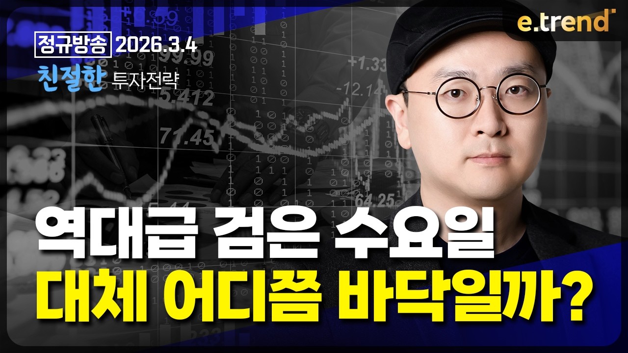 역대급 검은 수요일, 대체 어디쯤 바닥일까?  | 이안 전문가