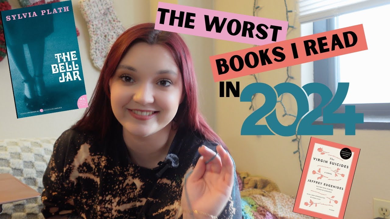 WORST BOOKS OF 2024 | Books that disappointed me | Crochet & Chat