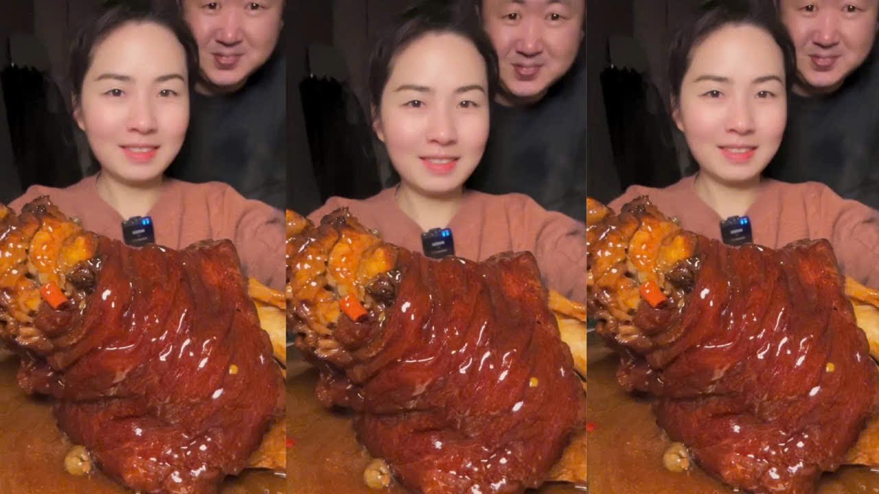 Mukbang Yang Zai Food | Eat Braised Pork Elbows, Eat Meat in Large Pieces