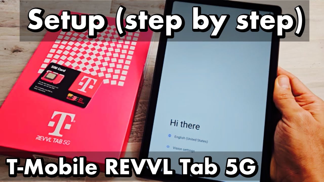 T-Mobile REVVL Tab 5G: как настроить (пошагово)