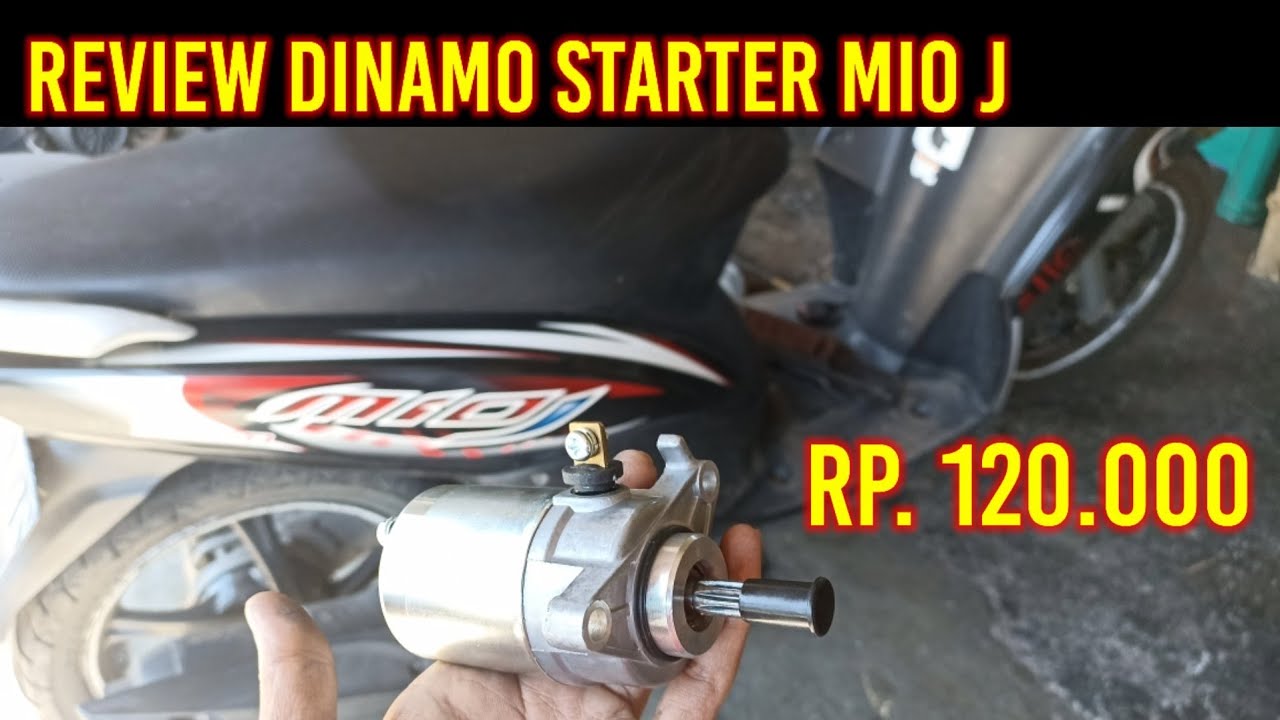 Review dinamo starter mio j harga 120 ribu- penggantian dinamo starter yamaha mio j