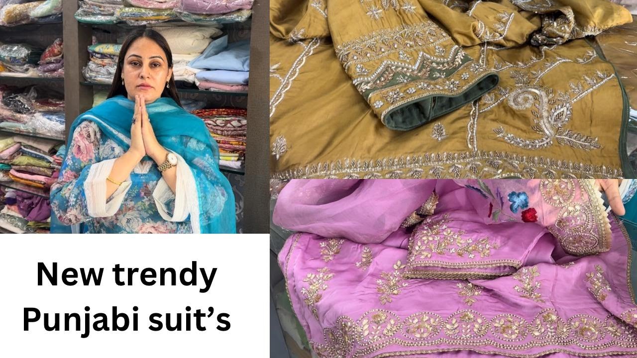New punjabi suit's 2024. New collection of wedding suit's