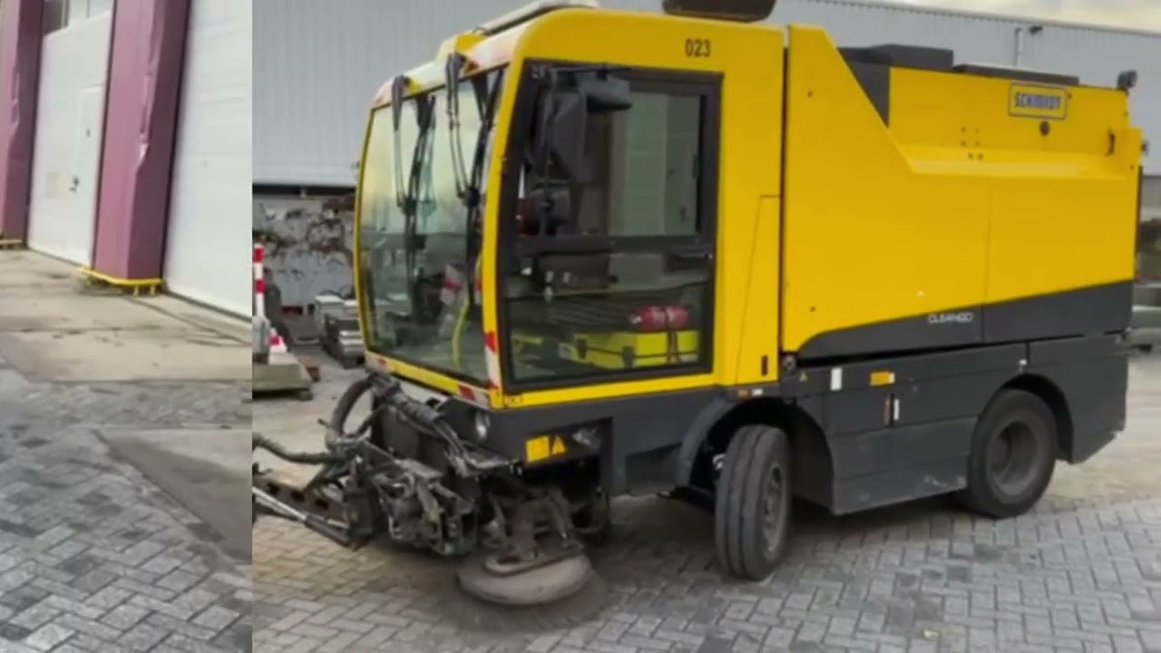 Veegmachine Schmidt Cleango 500 | bwj. 2014 | overheidsveiling materieel gemeente Hoorn