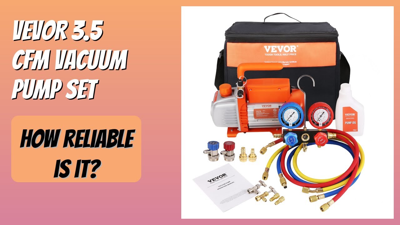 REVIEW (2026): VEVOR 3.5 CFM Vacuum Pump Set. Features
