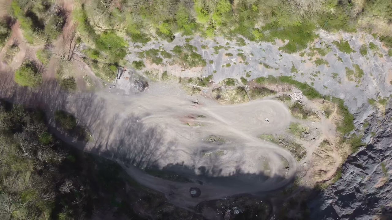 Crook Peak Mendip’s Winscombe Quarry Drone footage DJI Mini 2 | 4K