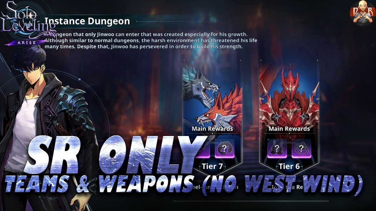 [Solo Leveling: Arise] - F2P SR ONLY Team & Weapons for Tier 6 Lycan & future Cerb team! NO WESTWIND