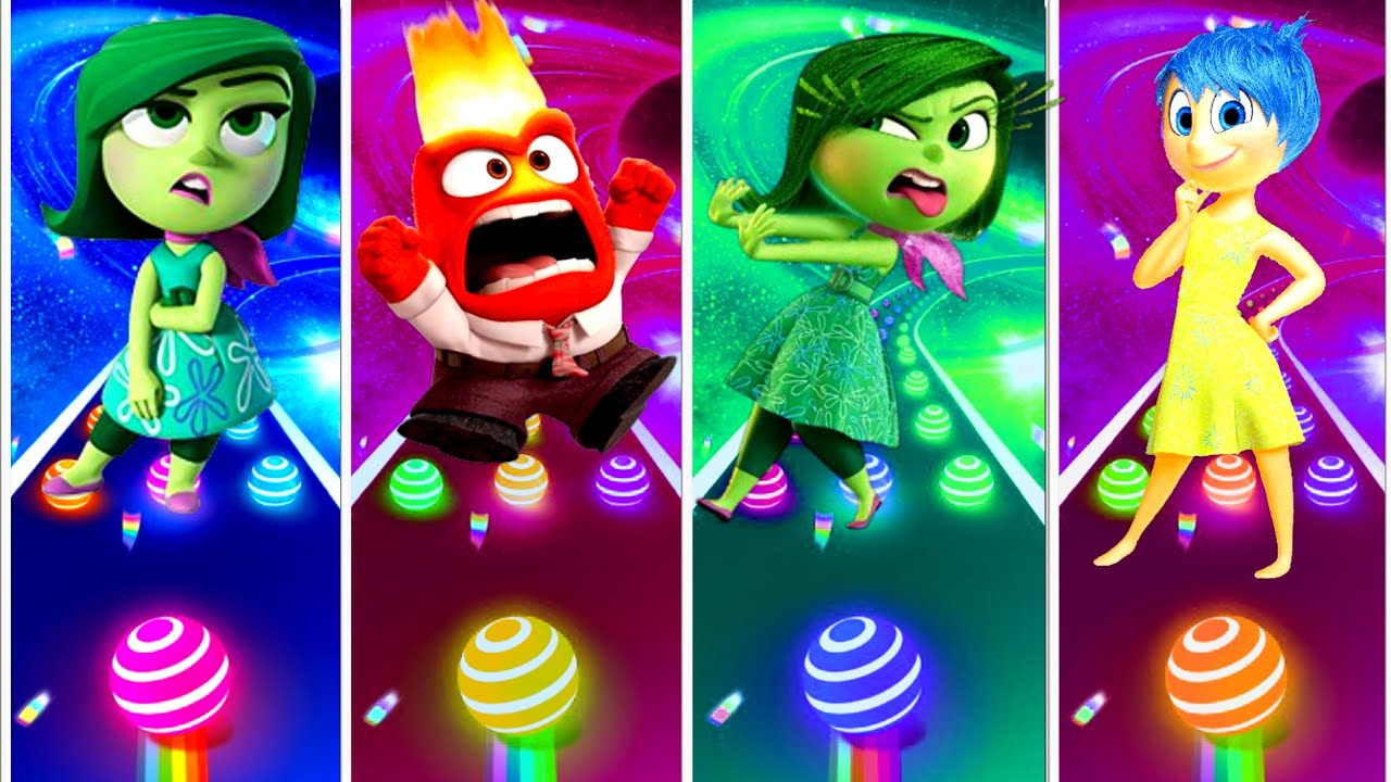 Inside Out 2 - All Clips From The Music (2024)  #tileshopedmrush #dancingroad