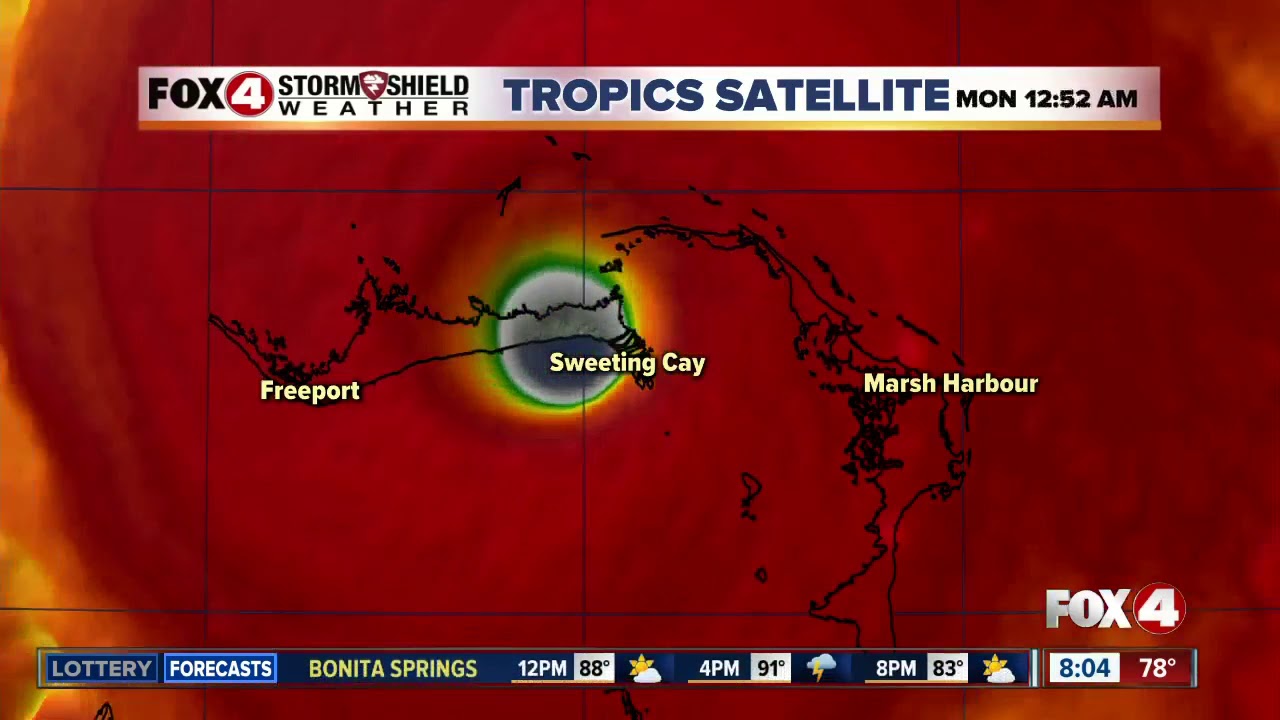 Hurricane Dorian update: 8am Monday