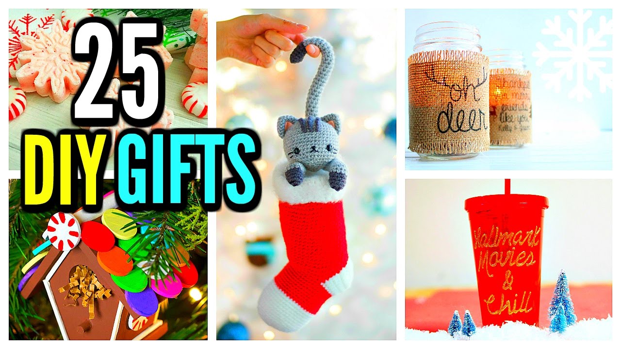 25 DIY CHRISTMAS GIFTS! Gift Ideas & Christmas Crafts 2016
