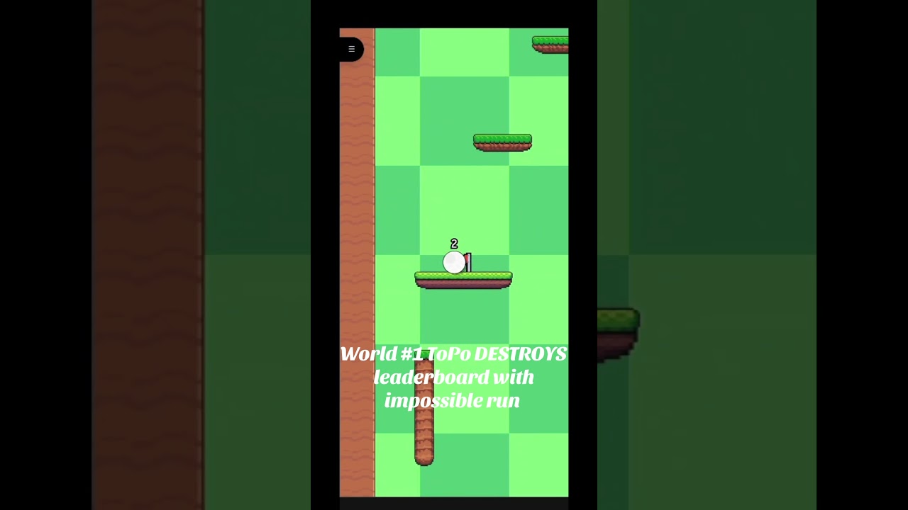 Kinda Hard Golf, Daily Hole 29, best player in the world ToPo destroys leaderboard to set record