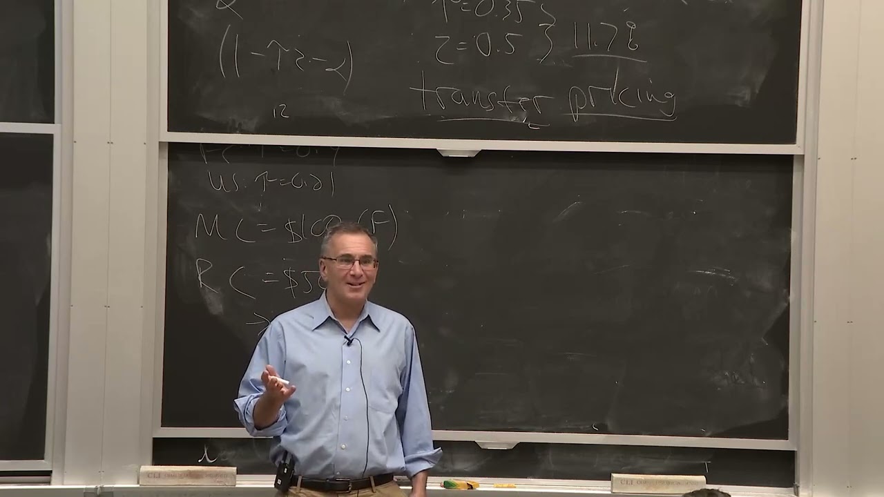 Lecture 23: Corporate Taxation