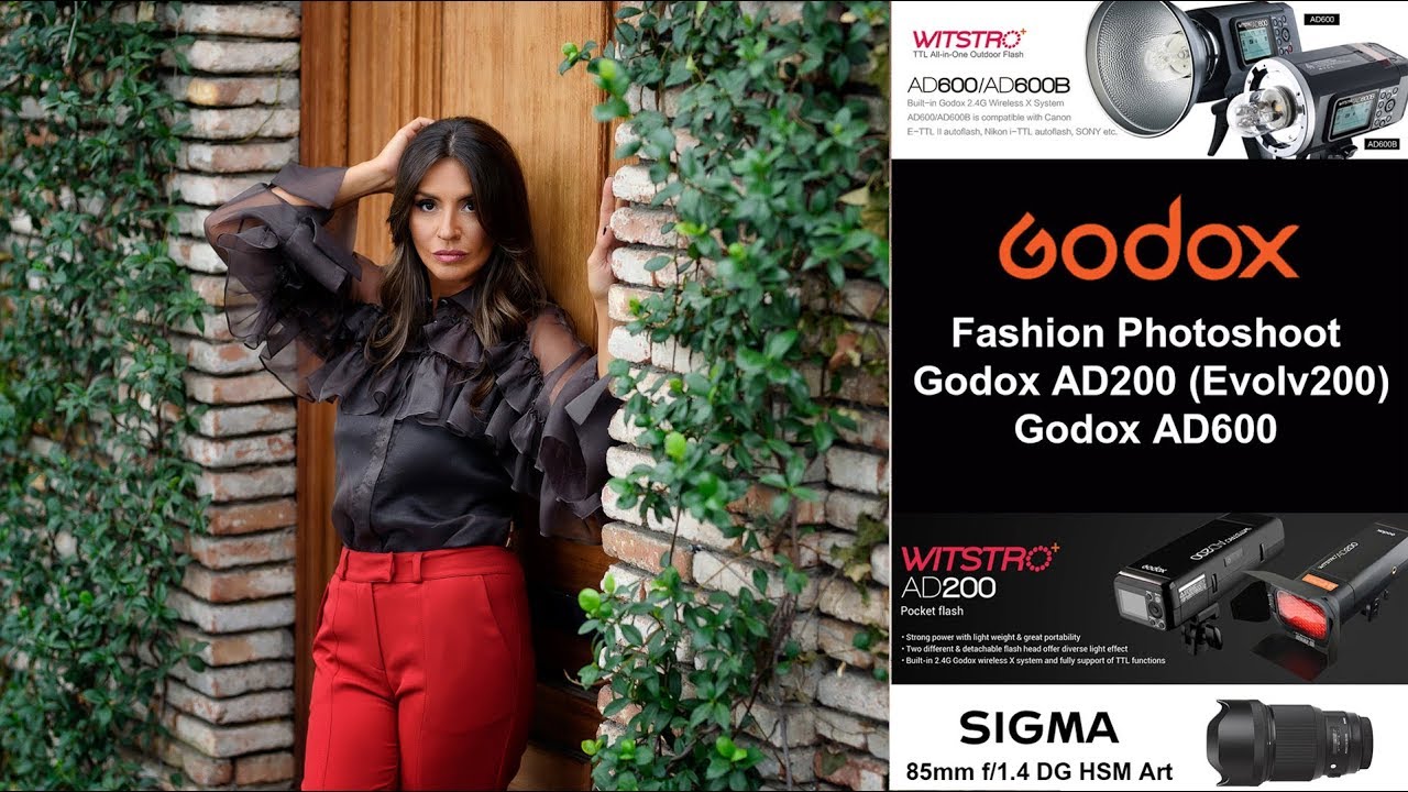BTS- Photoshoot Using Godox AD200 Wistro / Flashpoint eVOLV 200 TTL