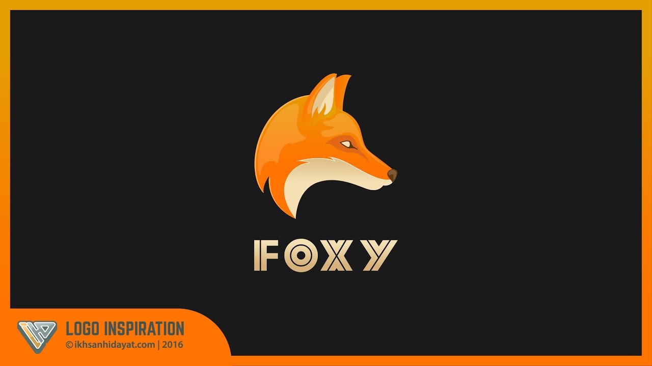How to create Fox Logo | Illustrator Tutorial
