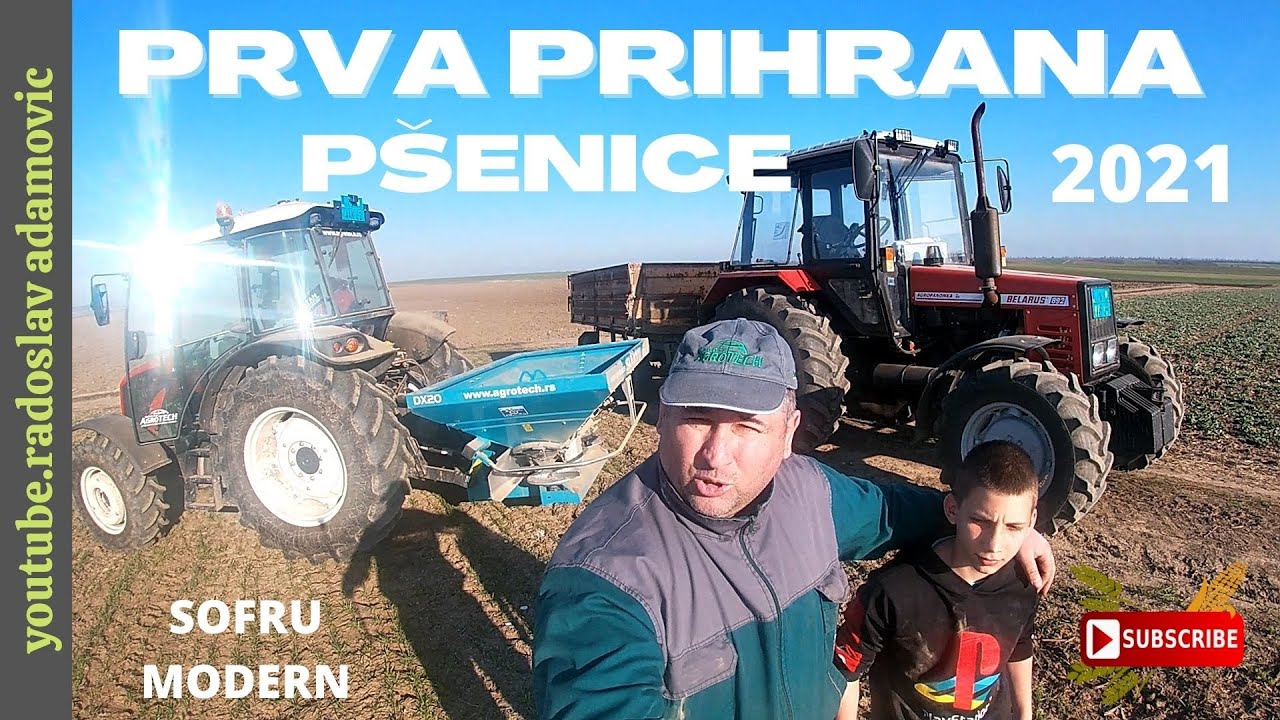 PRVA PRIHRANA P&Scaron;ENICE 2021 : RWA Sofru & KWS Modern ; FIRST WHEAT FERTILIZATION 2021:Sofru & Modern