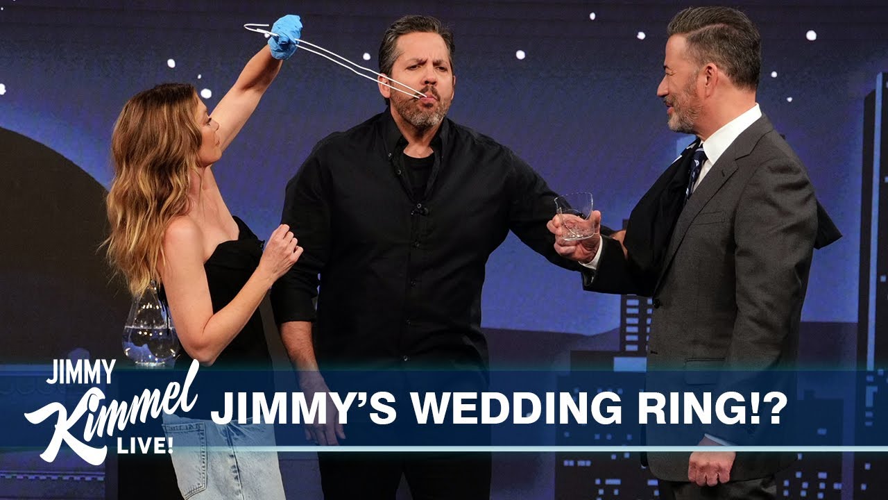 David Blaine Does Mind-Blowing Magic Trick for Jimmy Kimmel & Ellen Pompeo