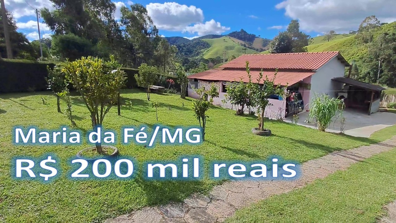 🏡 CH&Aacute;CARA PRONTA PARA MORAR EM MARIA DA F&Eacute;/MG &ndash; Galinheiro, Pomar e Fog&atilde;o a Lenha!
