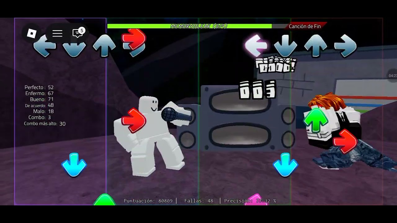 Un vídeo de fnf pero Roblox :v