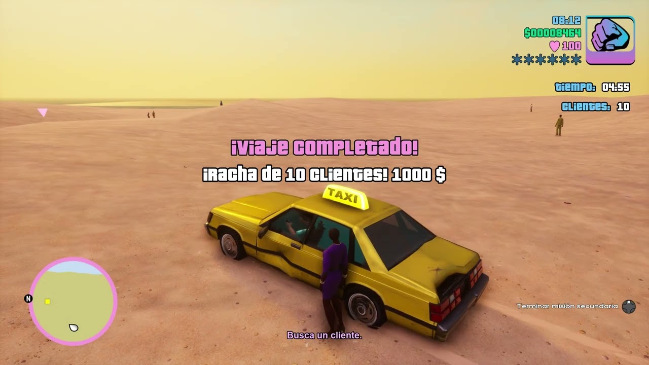 32 de 100 Misiones de Taxista — Taxi — GTA Vice City The Definitive Edition — Parte 2 de 4