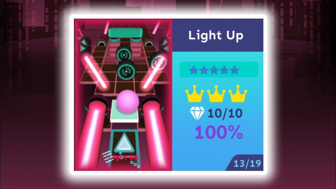 Rolling Sky Remake - Light Up Level 19 ★★★★★ | Prider