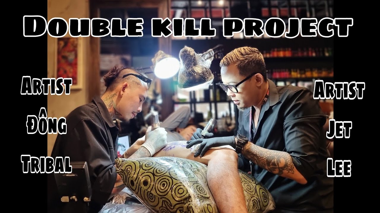 Âu - Á kết hợp trong một hình xăm | Đông Tribal × Jet Lee | Double Kill Project